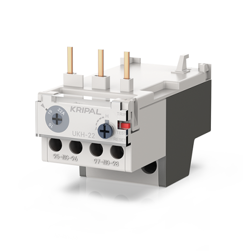 Реле тепловой перегрузки UKH-22, It=0.63_1A, 1NO+1NC, CLASS 10A, прямой монтаж для UKC(D)-9_22 | код UKH-22-1 | Kripal