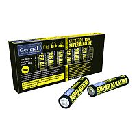 Батарейка GBAT-LR03 AAA щелочная 10pcs/ shr+box (10/960) | код 800576 | GENERAL