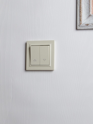 BRITE Выключатель жалюзи 10А ВС10-1-5-БрКр бежевый | код BR-V15-0-10-K10 | IEK фото 7