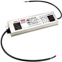 Источник питания AC-DC, 192Вт, IP65, вход 100…305В AC, 47…63Гц/142…431В DC, ККМ, выход 6…12В/16А, изоляция 3750В AC, в кожухе 244х71х37.5мм, -40…+85С (корпус), потенциометры, с проводом заземления | код ELG-200-12A-3Y | MeanWell