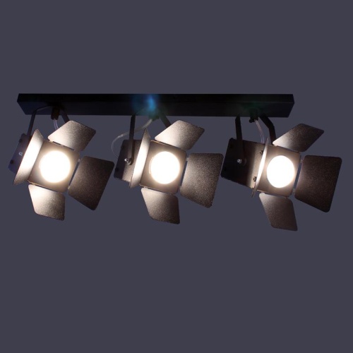 Светильник Кино НПБ 01-3х60-515черн.матовый/черный ИУ | код 1005404540 | Элетех фото 4