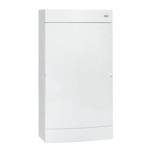 Щит распределительный навесной Unix белая дверь 4х18 модулей IP40 PROxima | код ux-4x18-nw | EKF фото 2