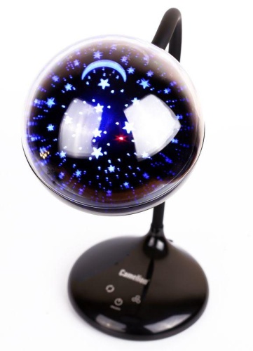 Светильник настольный KD-828 C02 LED 6.5Вт 230В 360лм сенс.рег.ярк. CCT RGB-ночник "Звездн. небо" черн. Camelion 13007 фото 11