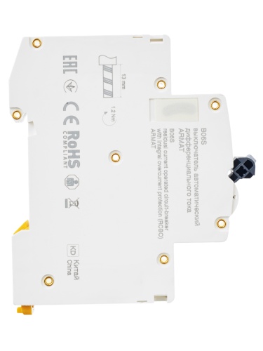 ARMAT Автоматический выключатель дифференциального тока B06S 1P+NP C20 30мА тип AC (18мм) | код AR-B06S-1N-C20C030 | IEK  фото 10