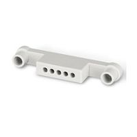 Колодка клеммная с креплением, 5х10mm2, IP20, для щитов DOMINO 4M | код 654.0365 | Scame