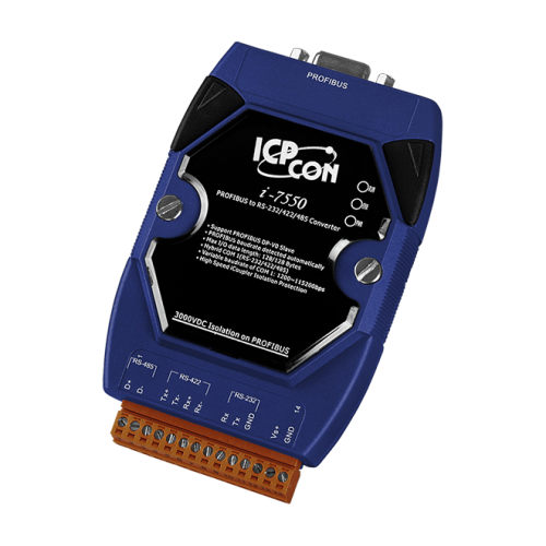 I-7550-B CR PROFIBUS to RS-232/422/485 Converter | код 00-06005493 | ICP DAS