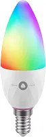 Лампочка умная Яндекс белая (цоколь E14, RGB, 4,8 Вт, wi-fi, Алиса) | код. YNDX-00017 | Yandex