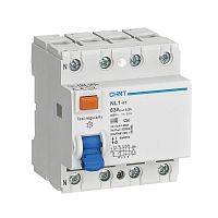 УЗО NL1-63 6kA 4P 25A 30mA тип AC соответствует стандарту ROHS | код 200316 | CHINT