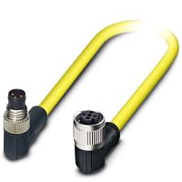 Кабель для датчика / исполнительного элемента SAC-3P-M8MR/ 1,5-542/M12FR BK | код 1406288 | PHOENIX CONTACT