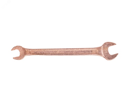 Ключ гаечный (рожковый) двусторонний 10х12 омедненный | код 13924 | КЗСМИ