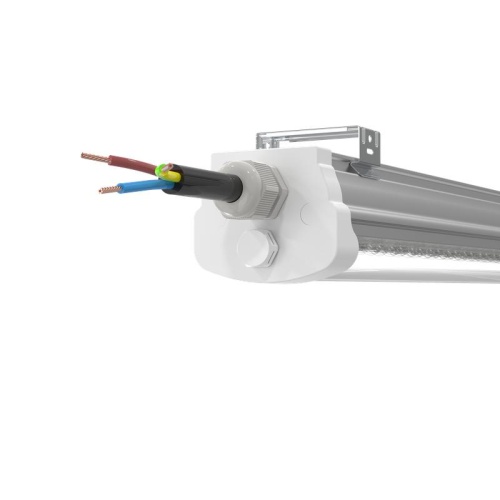 Светильник светодиодный ДСП WP 20 C 80W W 840 L1500 1500х74х60мм 80Вт 4000К IP66 пылевлагозащ. бел. Русский Свет 27072023749 фото 3