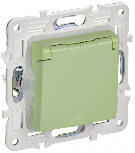 SKANDY Роз. з/к/ш кр. 16А IP44 SK-R11M мятн. IEK | код SK-R16-16-44-K06 | IEK