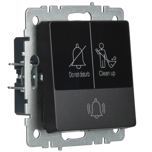 BRITE Кнопка звонка с инд. отел. 10А ВС10-1-9-БрЧ черн. IEK | код BR-V14-2-10-K02 | IEK фото 2 BRITE Кнопка звонка с инд. отел. 10А ВС10-1-9-БрЧ черн. IEK | код BR-V14-2-10-K02 | IEK фото 2