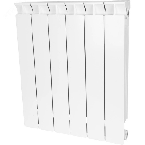 Радиатор биметаллический секционный 350/80/12 боковое подключение | код SRB-0110-035012 | STOUT