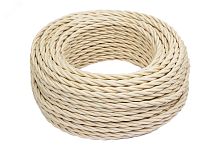 Провод ретро 3х2.5 матов. зол./песочн. (уп.150м) | код B1-435-719-150 | Bironi