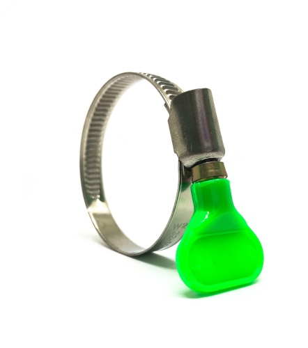 Хомут червячный 10-16/9 W1 оцинкованная сталь с ключом 2Л 10-16-7 ГОСТ 28191-89 | код H10-16-9KL21 | Мир хомутов