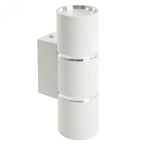 Светильник ДБО 2хGU10 вверх/вниз без ламп белый хром | код ML1860 48650 | FERON Светильник ДБО 2хGU10 вверх/вниз без ламп белый хром | код ML1860 48650 | FERON