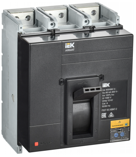 ARMAT Авт. выкл. лит. корпус 3P N 85кА 1250А ТМ рег. IEK | код AR-MCCB-3N-085-1250A-ATUC | IEK