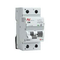 Дифференциальный автомат DVA-6 1P+N 16А (C) 30мА (A) 6кА AVERES | код rcbo6-1pn-16C-30-a-av | EKF