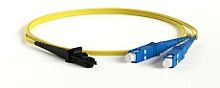 Hyperline FC-D2-9A1-MTRJM/UR-SC/UR-H-10M-LSZH-WH Патч-корд волоконно-оптический (шнур) SM 9/125 (G.657), MTRJ (папа)-SC, 2.0 мм, duplex, LSZH, 10м | код 451181 | Hyperline