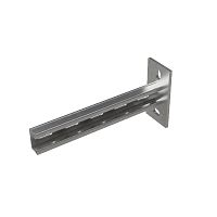 Консоль-Страт одиночная усиленная развернутая 41х21 L300 сталь 2.5мм КМ LO32078