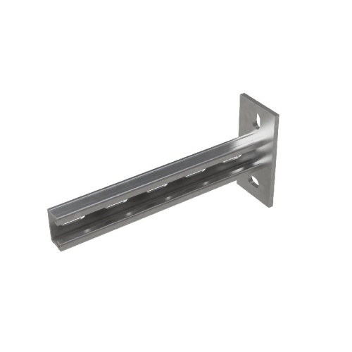 Консоль-Страт одиночная усиленная развернутая 41х21 L300 сталь 2.5мм КМ LO32078