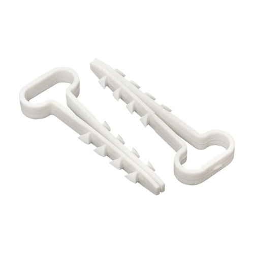 Дюбель-хомут (6х14 мм) для плоского кабеля белый (100 шт,) PROxima | код plc-cd1-6x14w | EKF фото 2