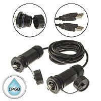 Разъём герметичный SZC M25USBZ2-2.0G-3M, 480 Мб/с | код 107906 | SZC