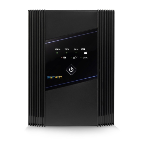 ИБП UPS UNI 850 линейно-интерактивный, мощность 850/500 ВА/Вт, напольный, LED индикация, Shuko CEE7/4 - 2 шт. | код 3703020390005 | SMARTWATT