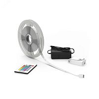 Лента светодиодная LED (комплект лента и драйвер) 5050/30-SMD 6 Вт/м 390 Лм/м RGBW IP20 12 В DC 10 мм (катушка 3 м) Basic | код BT010 | GAUSS