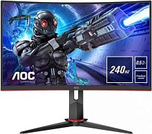 Монитор AOC 27 Gaming C27G2ZE черный/красный VA LED 0.5ms 16:9 HDMI матовая 300cd 178гр/178гр 1920x1080 240Hz DP FHD 5.5кг | код 1418917 | AOC