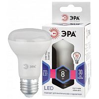 Лампа светодиодная LED R63-8W-860-E27 R63 8Вт рефлектор E27 холод. бел. | Код. Б0048024 | ЭРА
