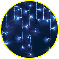 Гирлянда новогодняя светодиодная NGF-D029-04 бахрома B 240 4.7х0.6м IP44 BL | код 93690 | Navigator Group