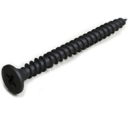 Саморез гипсокартон/дерево 3,5х41 черный | код screw-GD-41 | Крепдил