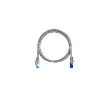 Шнур F/UTP 4 пары, Кат.6, 2хRJ45/8P8C, T568B, 7х0,150мм, LSZH, светло-серый, 1,5 м (NMC-PC4SE55B-ES-015-C-GY) | код ЭКО47042 | NIKOMAX