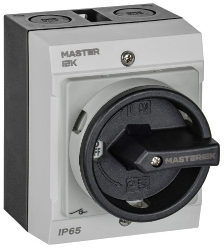 Переключатель кулачковый в боксе закрытая рукоятка 16А схема 10 | код MI-CS21-016-010 | IEK