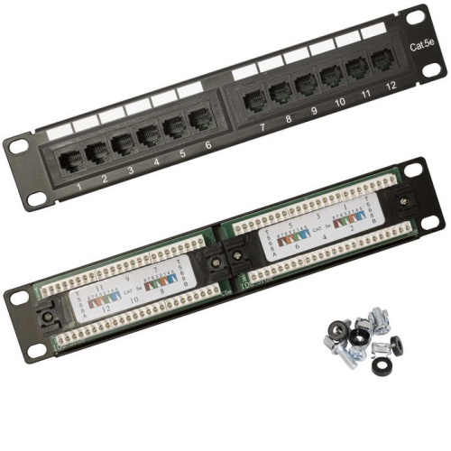 Патч-панель RUICHI RH-PP1U12U5E | код 113532 | Ruichi