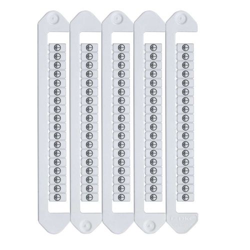 Маркировка для клемм Ш=5мм символ "заземление" в круге горизонт. ориентация DKC NUTB-5-PEARTHH