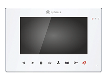 Видеодомофон AHD , цветной, 1024x600 VMH-7.1(white) (VMH-7.1(white) | код В0000011436 | Optimus CCTV