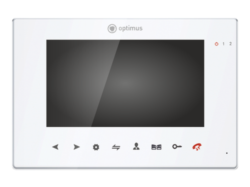 Видеодомофон AHD , цветной, 1024x600 VMH-7.1(white) (VMH-7.1(white) | код В0000011436 | Optimus CCTV