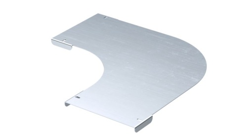 Крышка на угол горизонтальный 90 градусов 400, 1,5 мм, горячий цинк, в комплекте с крепежными элементами необходимыми для монтажа | код SKDM400KHDZ | DKC
