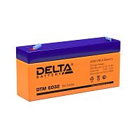 Аккумулятор UPS 6В 3.2А.ч | код DTM 6032 | Delta
