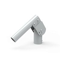 Кронштейн для уличных светильников 200х205х100 мм на трубу до D58 мм/консоль D48 мм серый | код 903265106 | Gauss