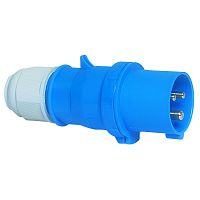 Вилка кабельная 16А 3р(2P+РE) 230В 6h IP44 Quick-Connect Bals | код 2126 | Bals