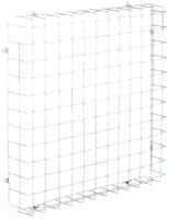Решетка защитная для LED ДВО 660х660х95мм белая IEK | код LT-DVO0D-R-0660-K01 | IEK