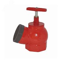 Клапан пожарный угловой 125гр Ду65 Ру16 ВН ПК65 чугун | код 016-1265 | Цветлит