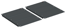 ITK LINEA S Панель основ. шкафа 600х1000мм чер. | код LS-BP05-600-1000 | ITK by IEK