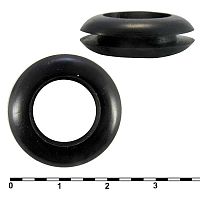 Втулка проходная RUICHI 14х22х16х4.5х2, резина EPDM | код 81226 | Ruichi