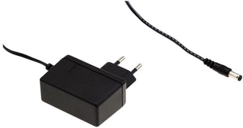 Адаптер настенный, AC-DC, 12Вт, вход 90...264B AC 47...63 Гц, выход 15B/0.8A, изоляция 3000В AC, 62.2x27.4x39.5мм, -20...+60С, выходной разъем длина 11 мм, диаметр 2.1x5.5 мм | код SGA12E15-P1J | MeanWell