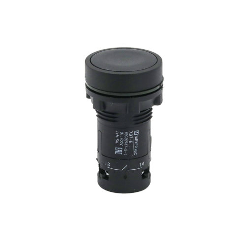 Кнопка плоская черная, 1NO+1NC, IP54, пластик MTB7-EA25 | код 132691 | MEYERTEC